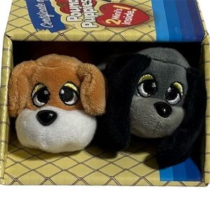 Hasbro Mini Classics Plush Pound Puppies 2 Pups Inside, Adoption Certificate NIB